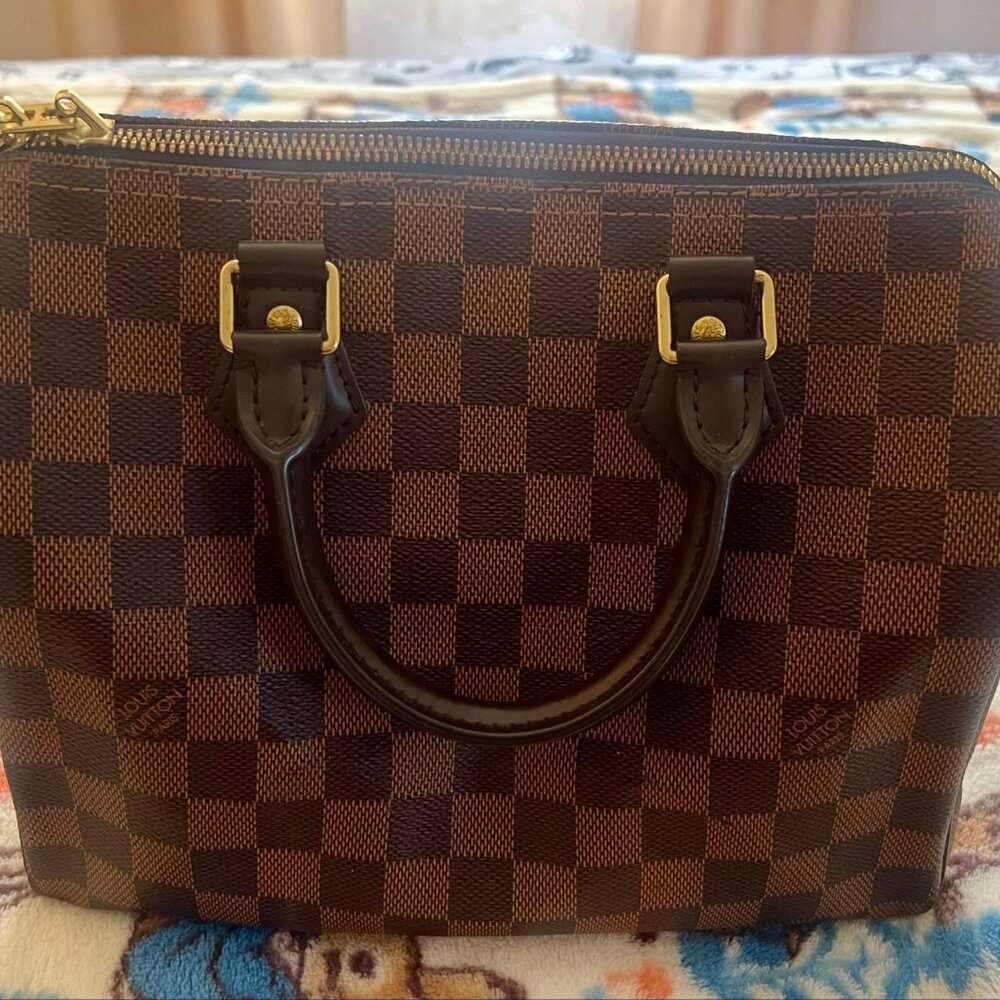 Louis Vuitton Speedy Bandouliere 25  Damier Ebene
